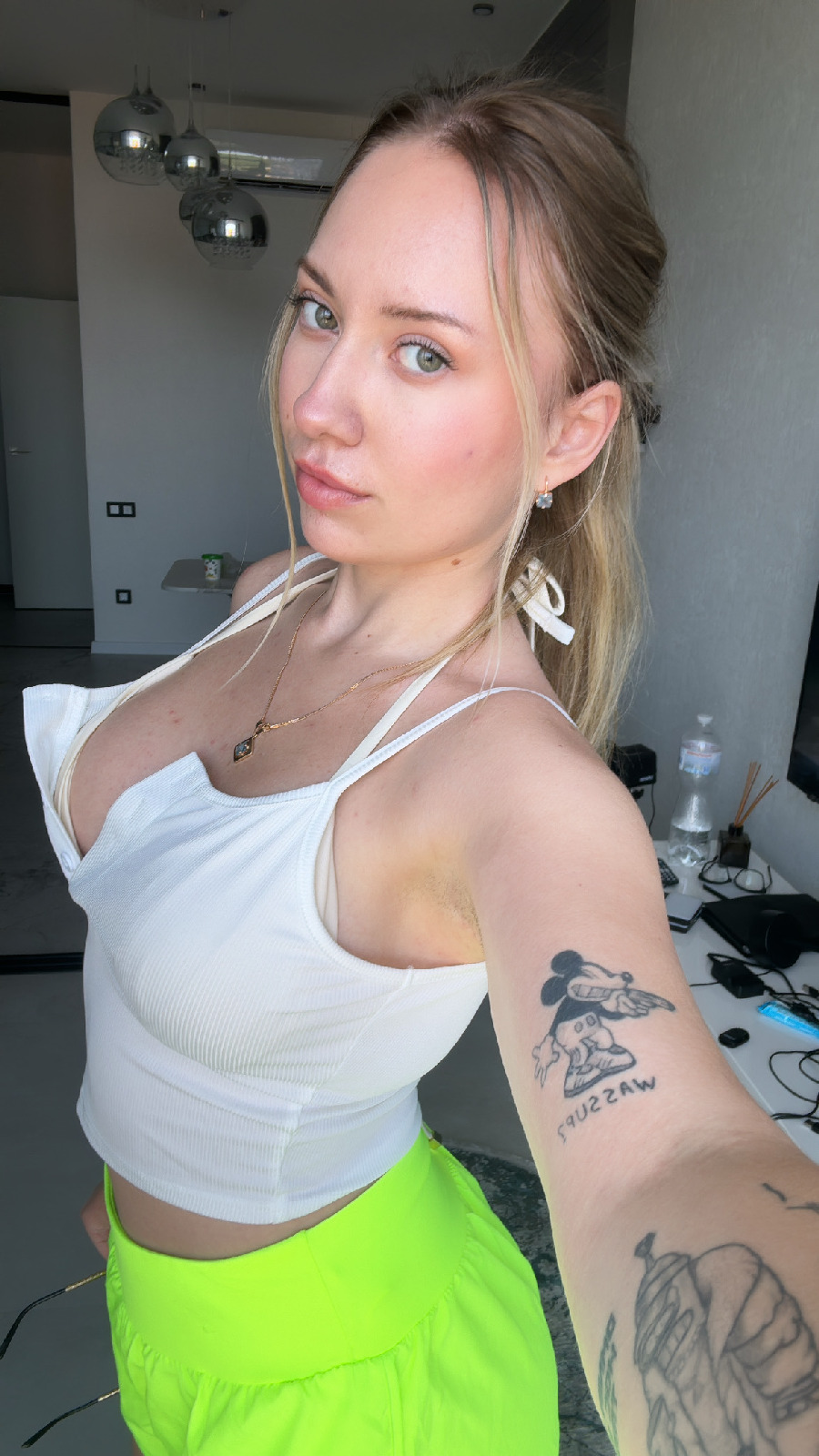 KateV in her underwear in Dresden