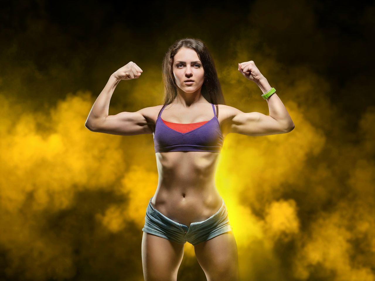 Athletic girls in Dresden